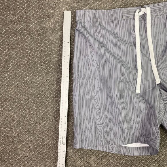 NWT Vintage Molson Canadian Beer Board Shorts Men's XL Gray Swim Trunks Lined - Picture 11 of 13